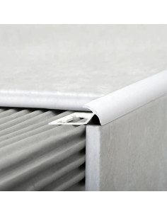 Guardacanto Plus Blanco PVC 9 mm x 9 mm x 2,44 m